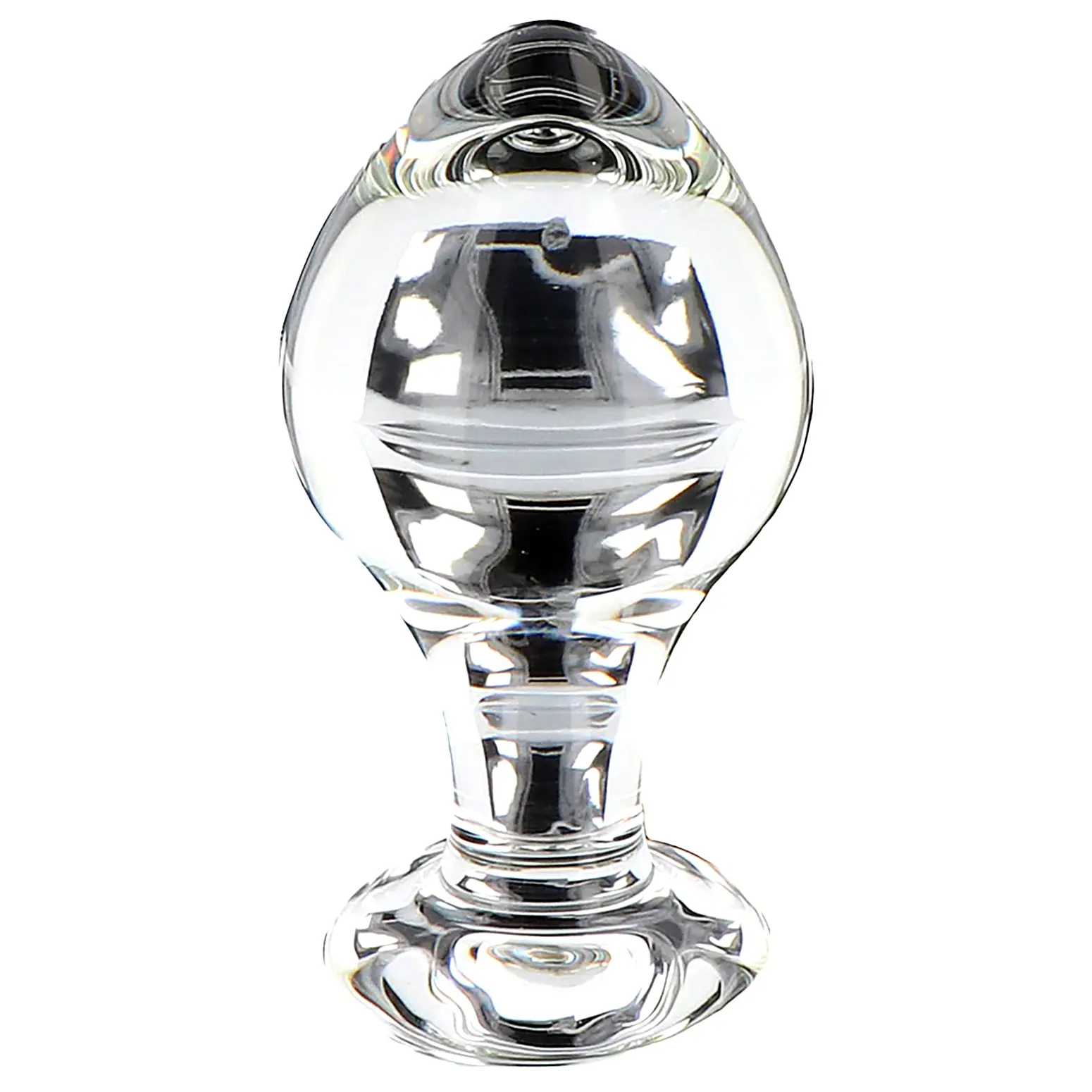 ToyJoy Glass Worxx Brilliant Star guľatý sklenený análny kolík