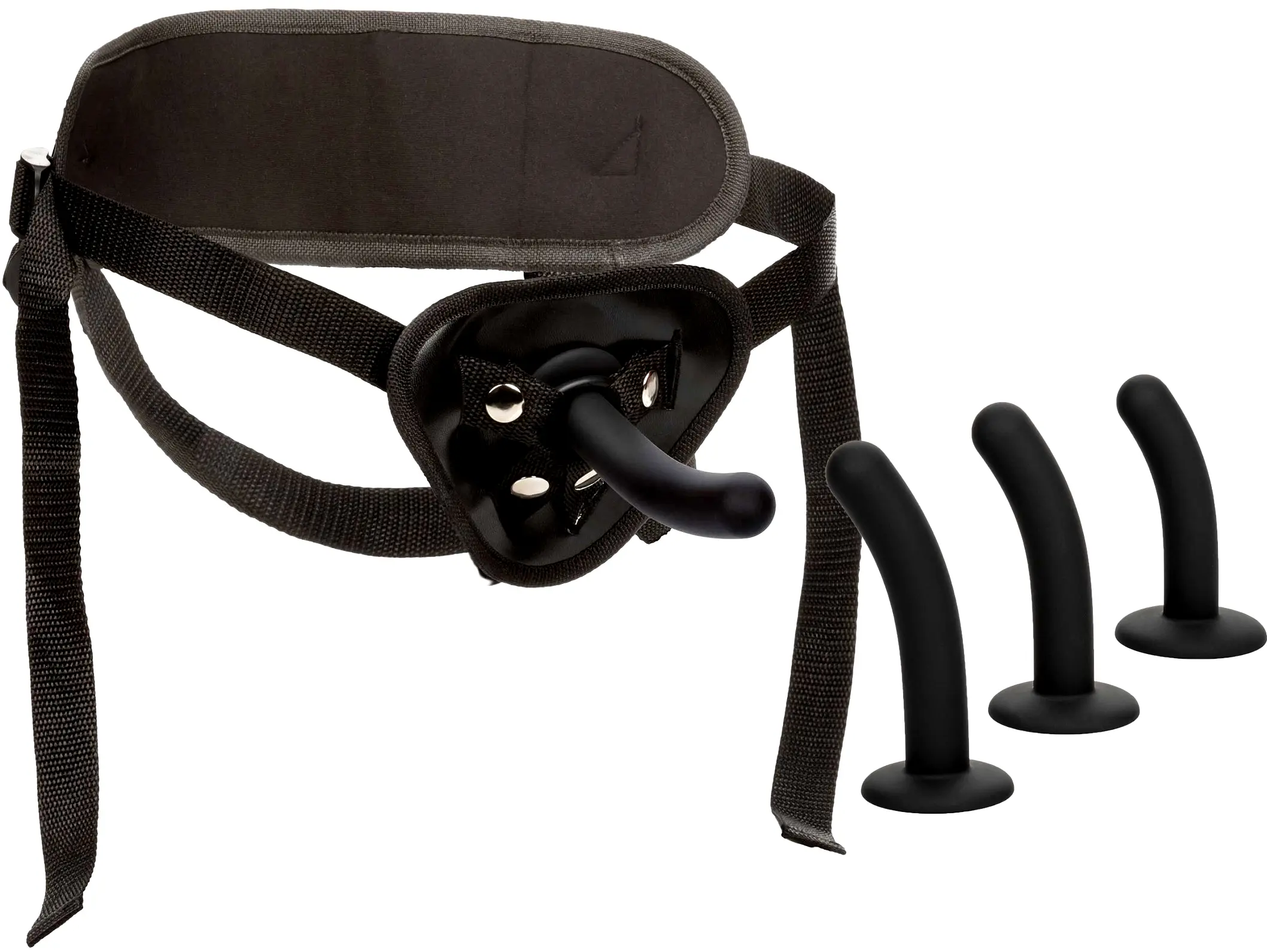 Calexotics Boundless strap-on sada s 3 dildami na stimuláciu prostaty