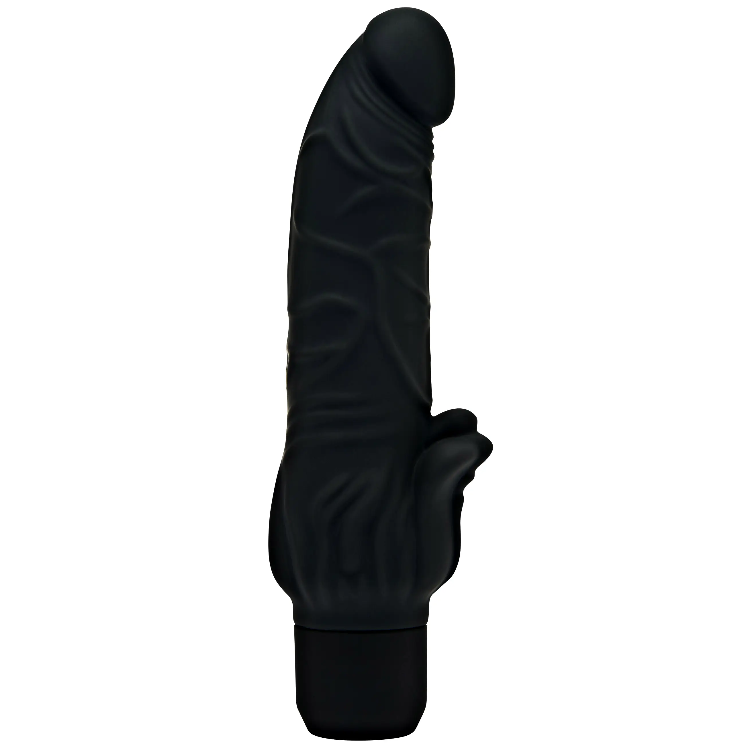 Klitorisový silikónový vibrátor čierny Stim Get Real
