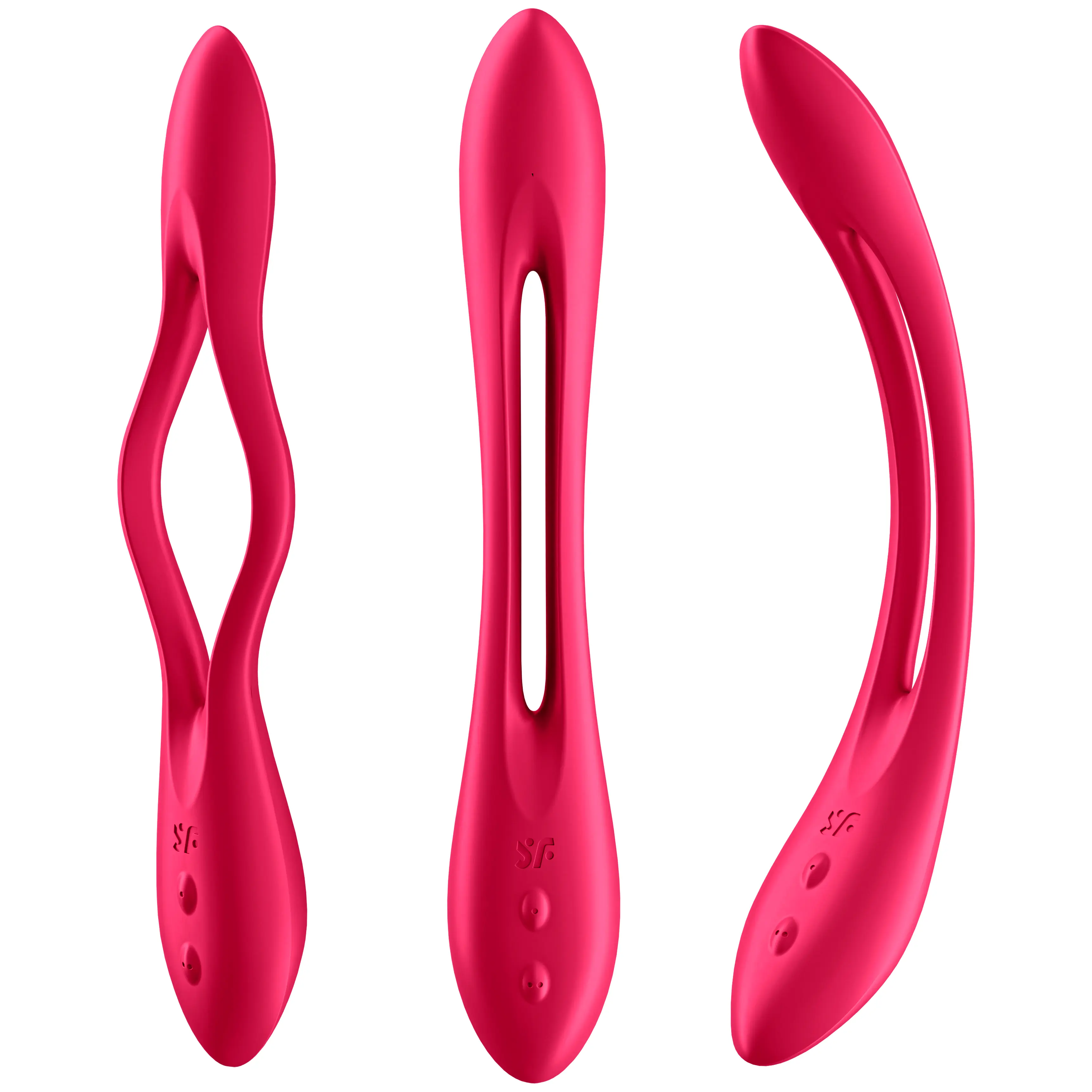 Satisfyer Elastic Joy multi vibrátor červený