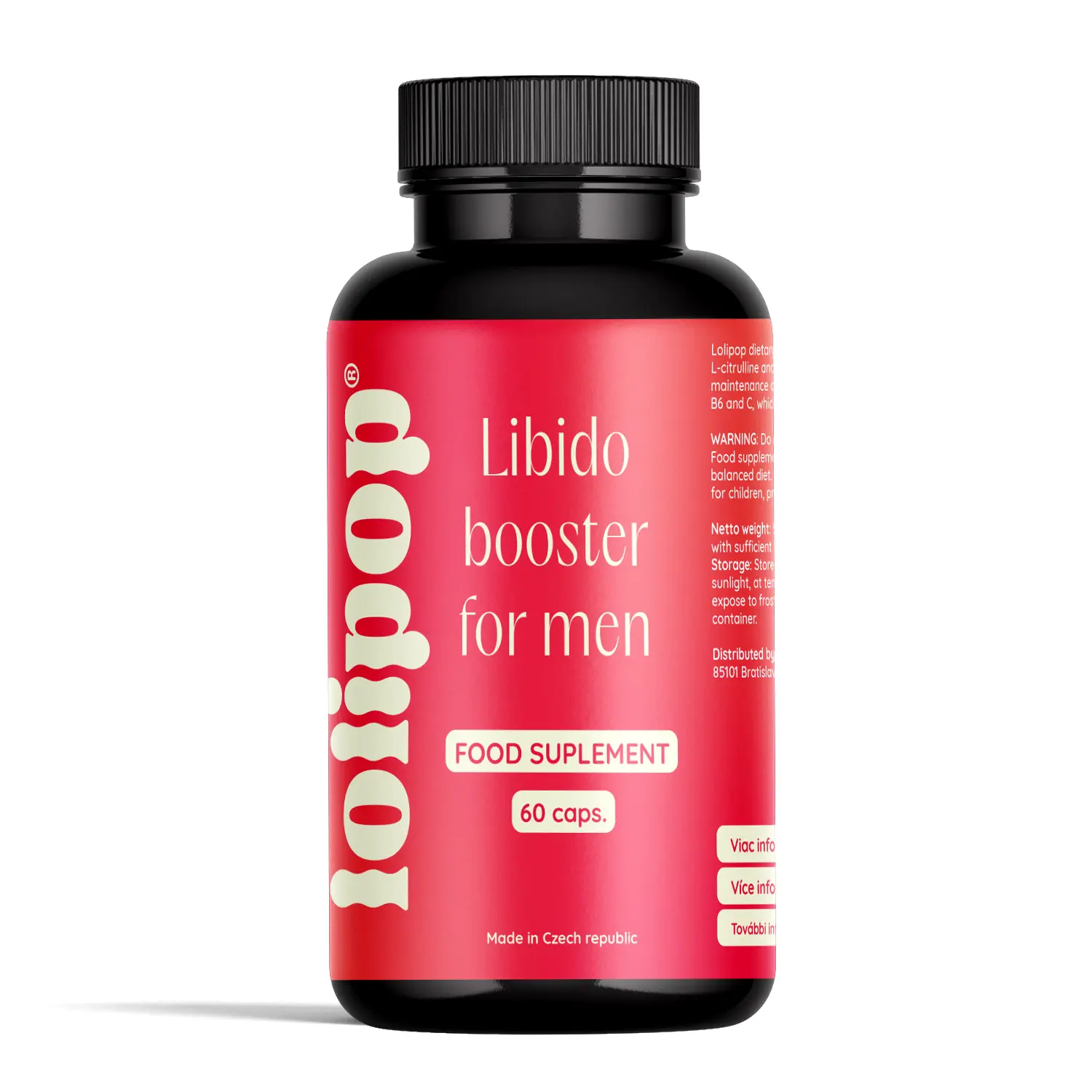 Libido Booster for Men kapsule na podporu libida pre mužov 60ks