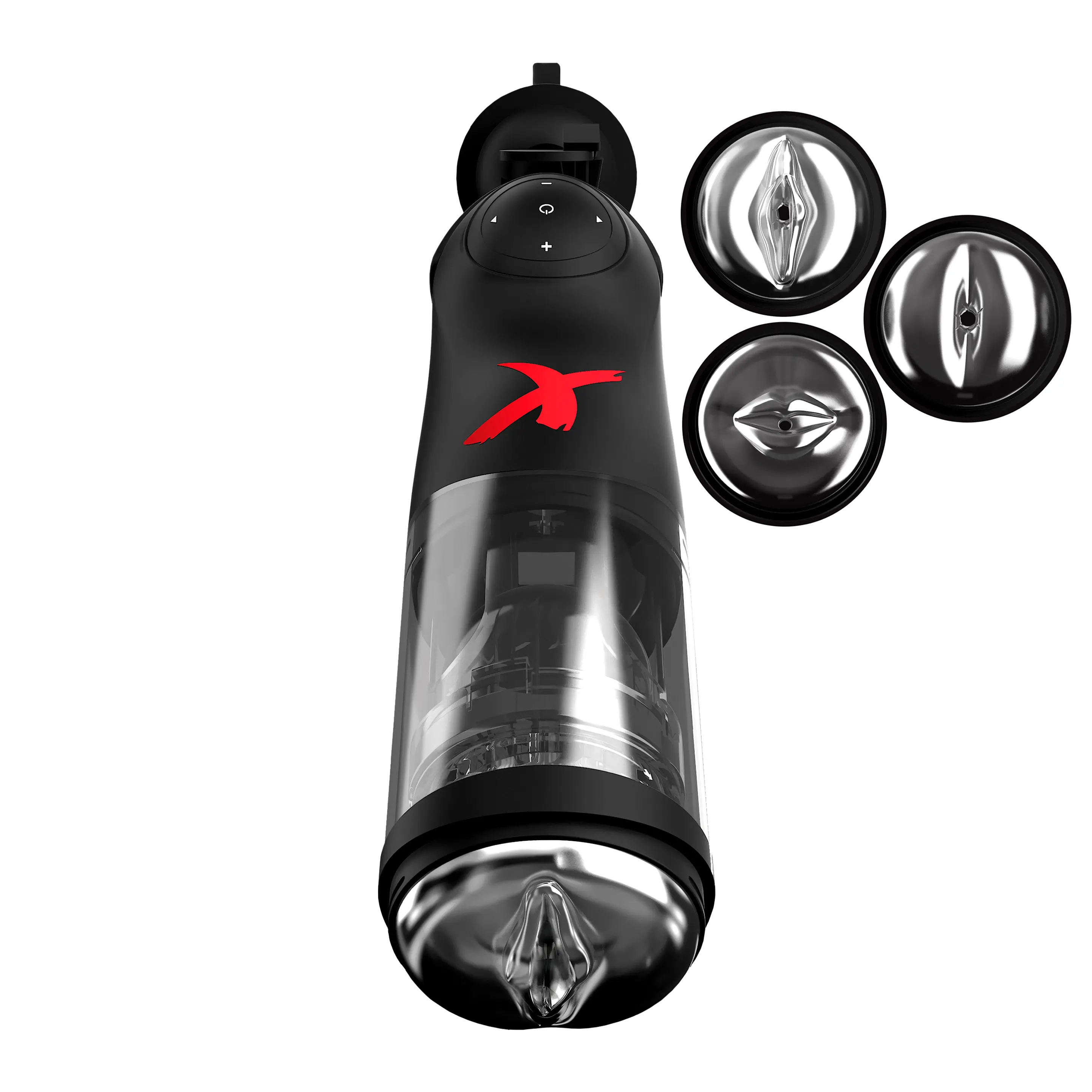 Rotačný masturbátor s prirážaním Deluxe Mega Bator PDX Elite