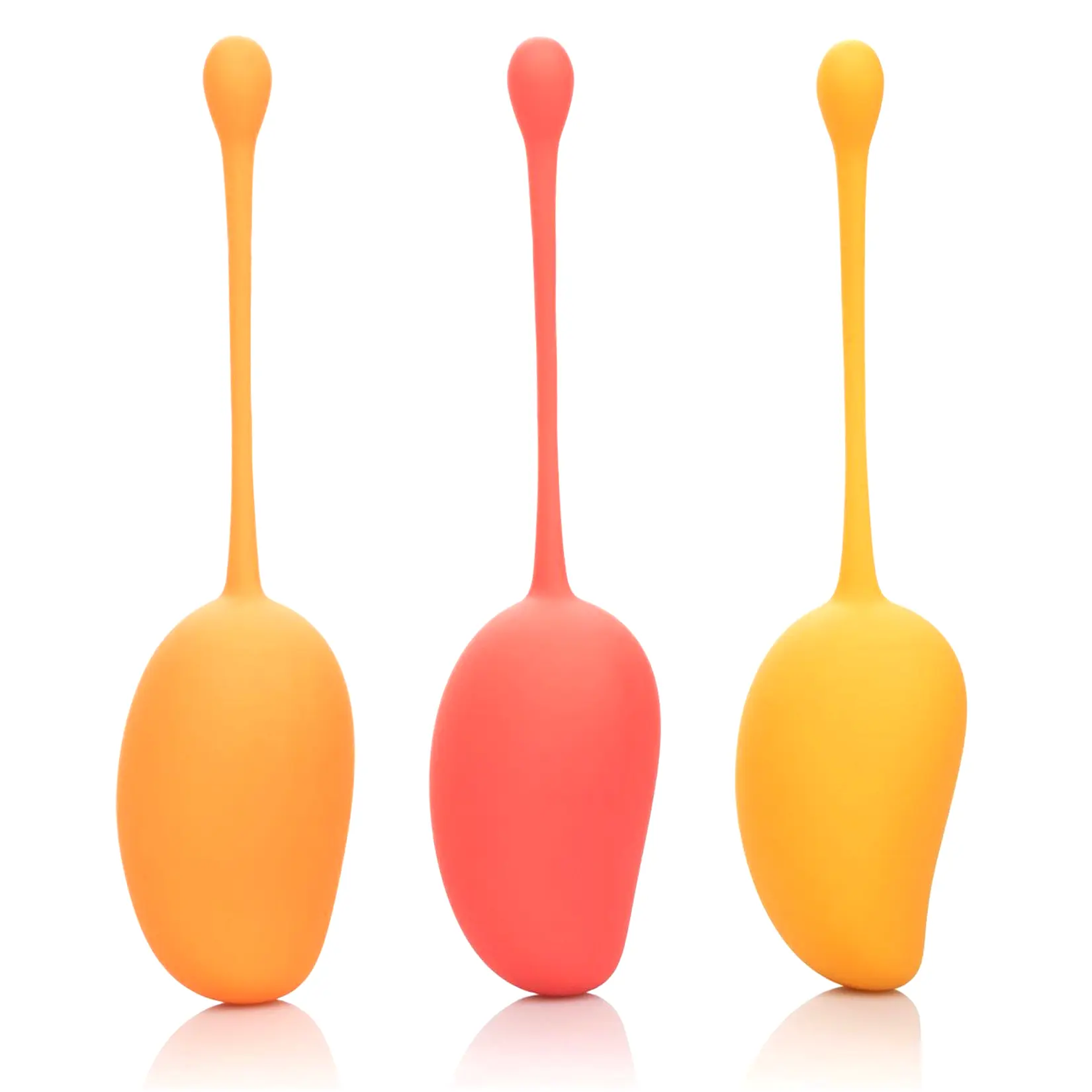 Kegel tréningová sada venušiných guličiek pre začiatočníčky 3 ks - mango