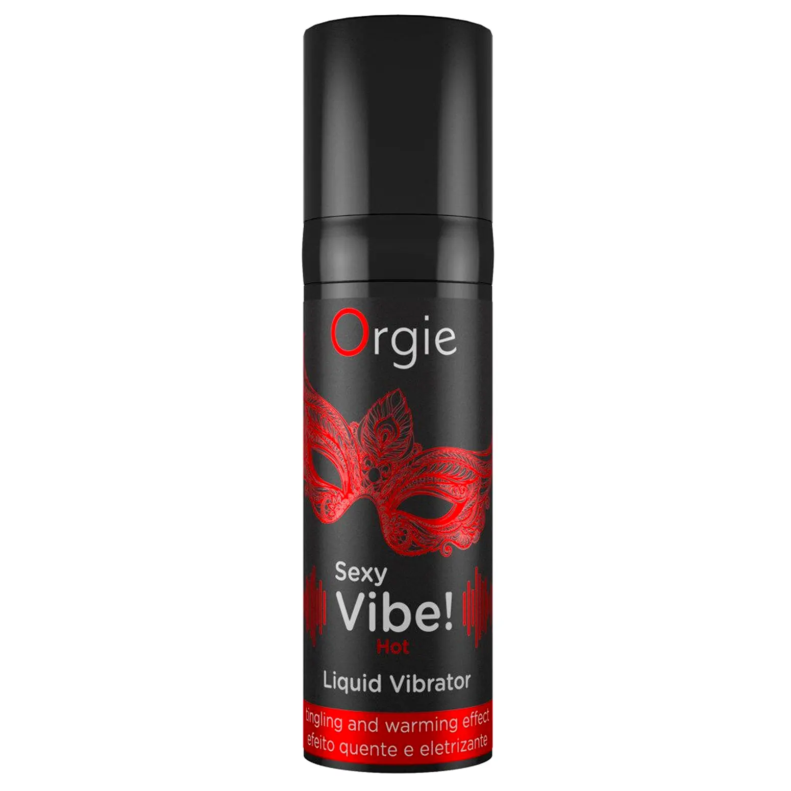 Extra silný hrejivý brnivý stimulačný gél jahoda Brazilian Experience Sexy Vibe! 15 ml