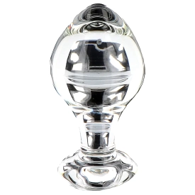 ToyJoy Glass Worxx Brilliant Star guľatý sklenený análny kolík