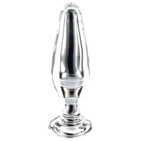 ToyJoy Glass Worxx Star Sparkler sklenený análny kolík