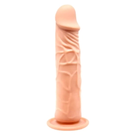 Calvin realistický žilnatý dong so silnou prísavkou 18 cm