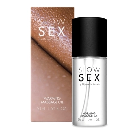 Hrejivý masážny olej s kokosovou vôňou Slow Sex 50 ml