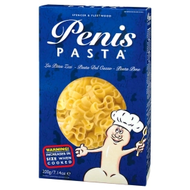Cestoviny v tvare penisu – Penis Pasta