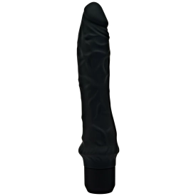 Veľký silikónový vibrátor čierny Large Get Real