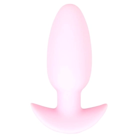 Vibračný oválny mini análny kolík ružový Cuties