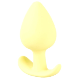 Široký silikónový kolík žltý Cuties Mini Plug