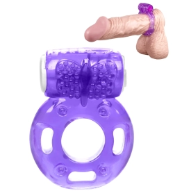 Vibračný krúžok Basic fialový
