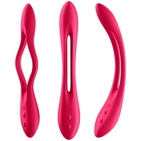 Satisfyer Elastic Joy multi vibrátor červený