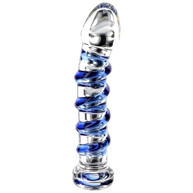 Sklenené dildo na bod G Gemstone