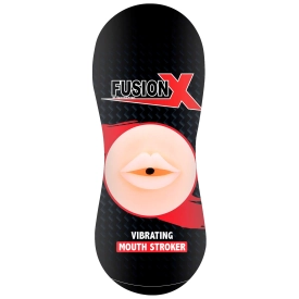 Vibračný masturbátor ústa Fusion X