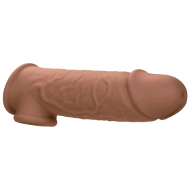 Predlžujúci hnedý návlek na penis +5 cm Performance Maxx 7
