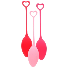 Intimate Health Kegelove silikónové vaginálne závažia 3 ks