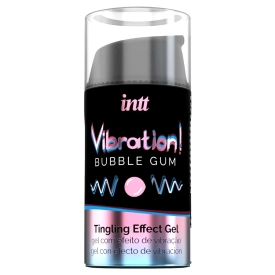 Vibration! brnivý stimulačný gél Bubble Gum 15 ml