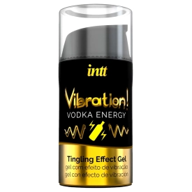 Vibration! brnivý stimulačný gél Vodka Drink Energy 15 ml