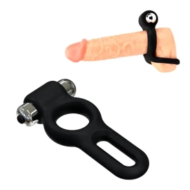 Vibračný krúžok na penis a semenníky zo silikónu