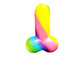 Lízatko penis farebné