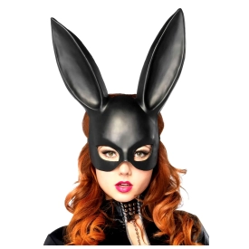 Čierna maska zajačika s dlhými ušami Masquerade Rabbit