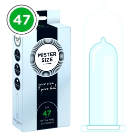 Mister Size thin 47 mm kondómy tenké – 10 ks