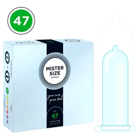 Mister Size thin 47 mm kondómy tenké – 36 ks