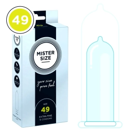 Mister Size thin 49 mm kondómy tenké – 10 ks