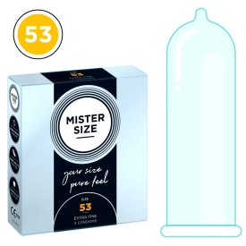 Mister Size thin 53 mm kondómy tenké – 3 ks