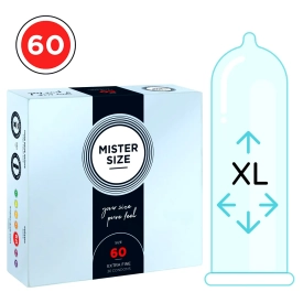Mister Size thin 60 mm kondómy tenké – 36 ks