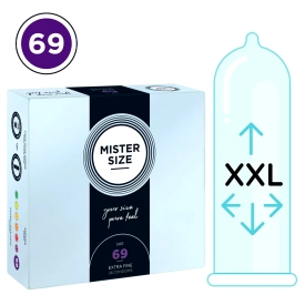 Mister Size thin 69 mm kondómy tenké – 36 ks