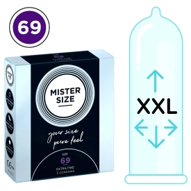 Mister Size thin 69 mm kondómy tenké – 3 ks