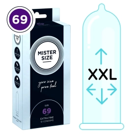 Mister Size thin 69 mm kondómy tenké – 10 ks