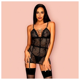 Basitta Chemise košieľka s čipkou a tango nohavičkami