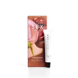 Balzam na orálny sex s kokosovou vôňou chladivý Slow Sex Oral Sex Balm 10 ml