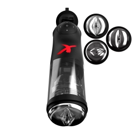 Rotačný masturbátor s prirážaním Deluxe Mega Bator PDX Elite