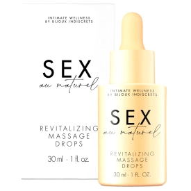 Revitaizačný a hydratačný intímny masážny olej 30 ml Sex Au Naturel