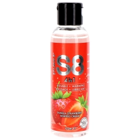 Lubrikant a masážny olej 4v1 S8 Jahoda 125ml