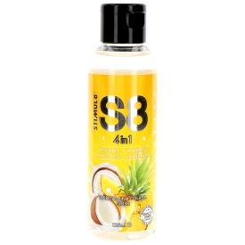 Lubrikant a masážny olej 4v1 S8 Piňa Colada 125ml