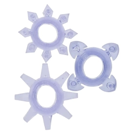 Tri Krúžky Tickle C-Rings Fialové