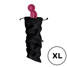 Satisfyer Treasure Bag XL – čierne úložné vrecko na pomôcky