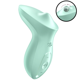 Satisfyer Exciterrr Rolling vibračný stimulátor s rotačnou guličkou mint