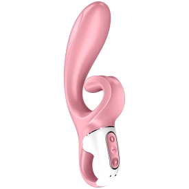 Satisfyer Hug Me flexibilný smart vibrátor na bod G a klitoris ružový