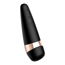 Satisfyer Pro 3+ pulzačný a vibračný smart stimulátor čierny