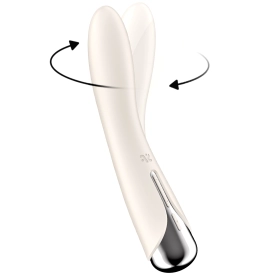 Satisfyer Spinning Vibe 1 G-bod rotačný vibrátor biely
