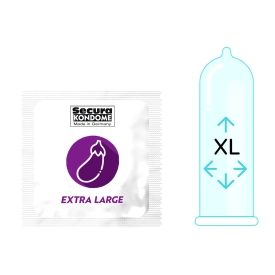 Secura Extra Large 60 mm XL kondómy 1 ks