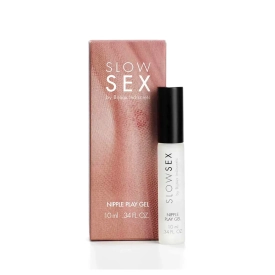 Chladivý gél na bradavky s príchuťou kokosu Slow Sex Nipple Play 10 ml