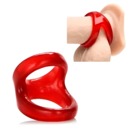 Dvojitý erekčný krúžok Colt Snug Tugger červený